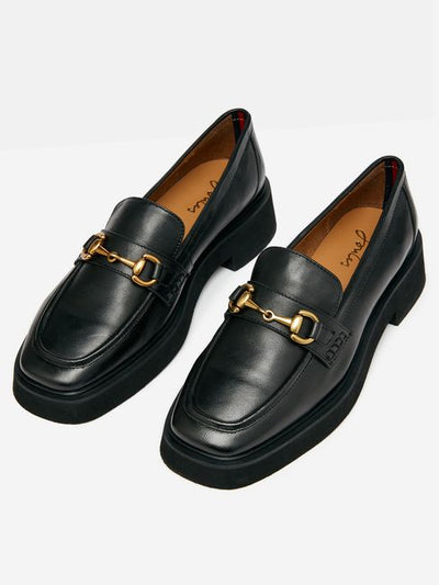 Joules Womens Marnie Black Chunky Loafers