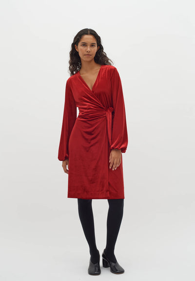 Inwear Womens GorielIW Wrap Dress- True Red