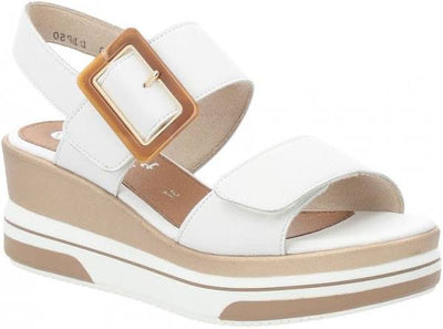 Remonte Womens Wedge Sandal in Weiss White D1P50-80