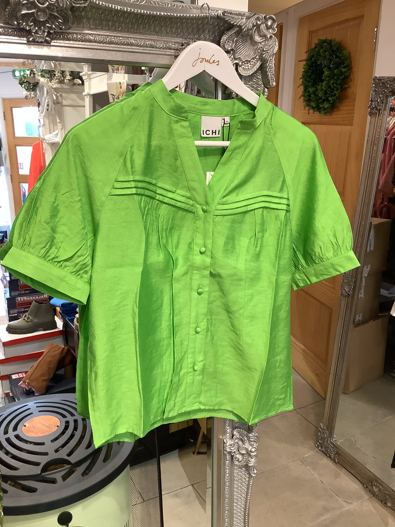Ichi Women’s IHQUILLA Shirt in Greenery Quilla