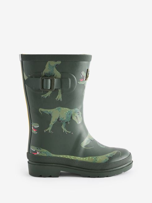 Joules Boys JRN WELLY Print GRNDINO