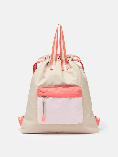 Joules Packwell Neutral Colour Block Rucksack