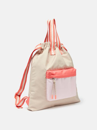 Joules Packwell Neutral Colour Block Rucksack