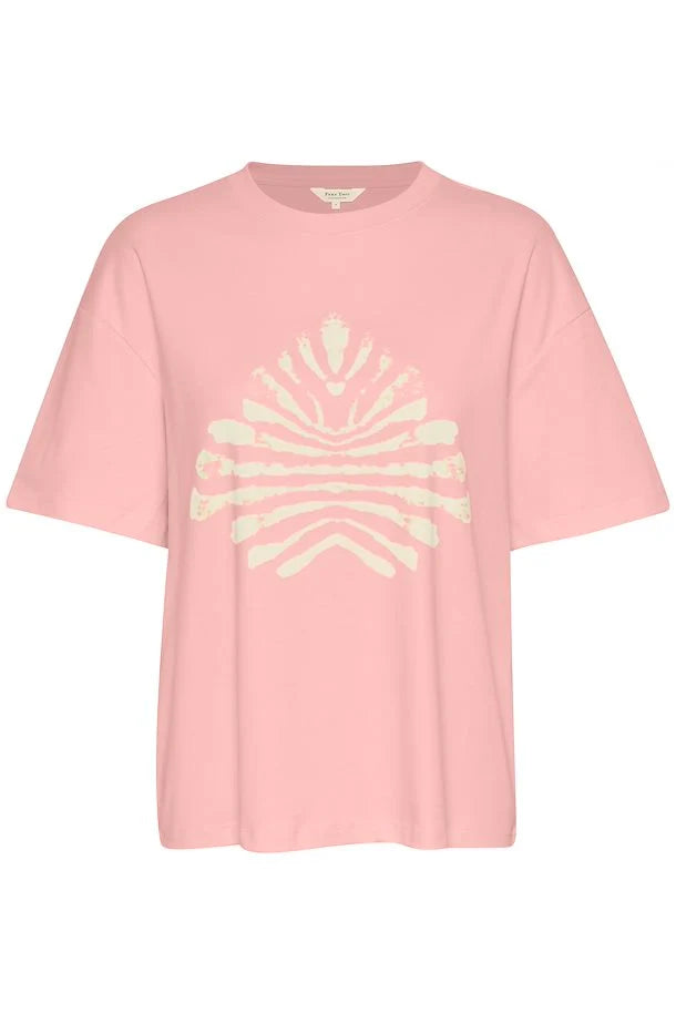 Part Two Women’s JaminaPW T-Shirt in Rose/Tofu Graphic Print