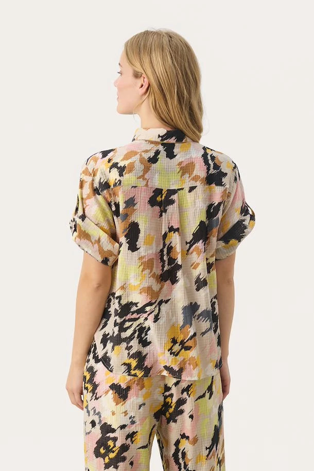 Part Two Women’s Joseline Shirt in Multi Sratch Print, JoselinePW Blouse