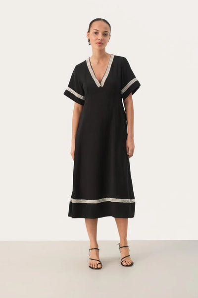 Part Two Women’s Jasmia Dress in Black, JasmiaPW