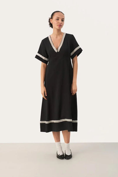 Part Two Women’s Jasmia Dress in Black, JasmiaPW