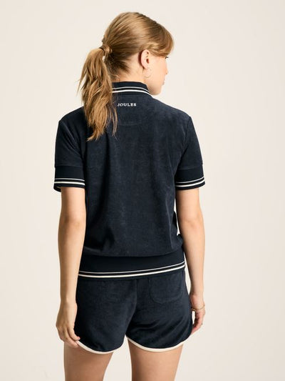 Joules Women’s Kingsley Navy Towelling T-Shirt