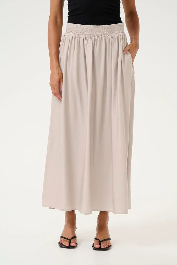 Culture Ladies CUart Olly Skirt in Dune Melange