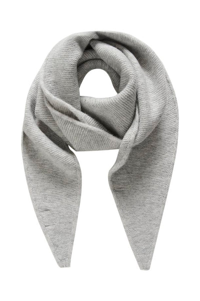 Kaffe Women’s KAsiv Big Knitted Scarf in Gray Melange