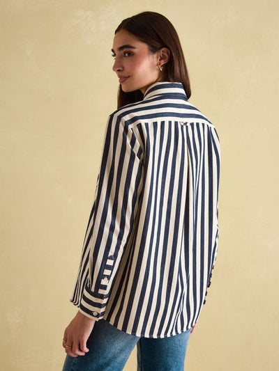 Joules Women’s Amilla Navy & Cream Stripe Shirt