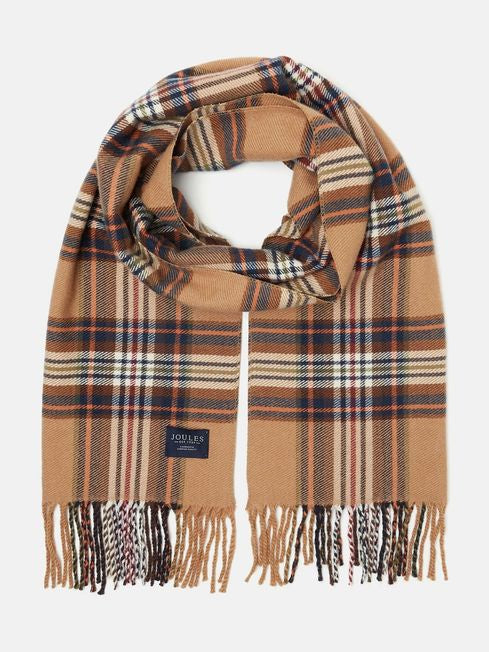 Joules Women’s Langtree Rust Brown Scarf