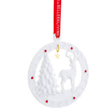 Belleek Living Reindeer Ornament