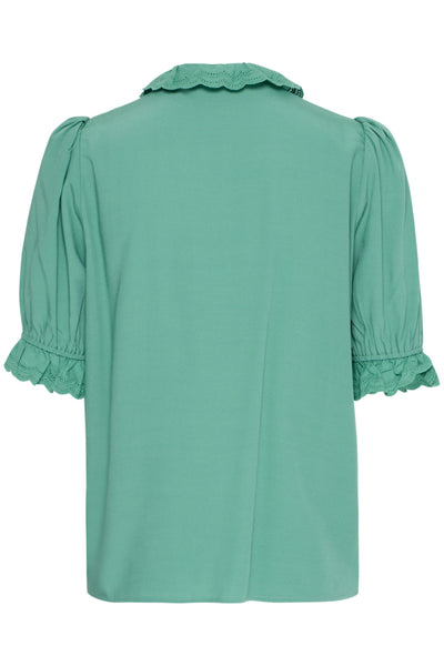 Ichi Women’s IHREGGIE Shirt in Beryl Green