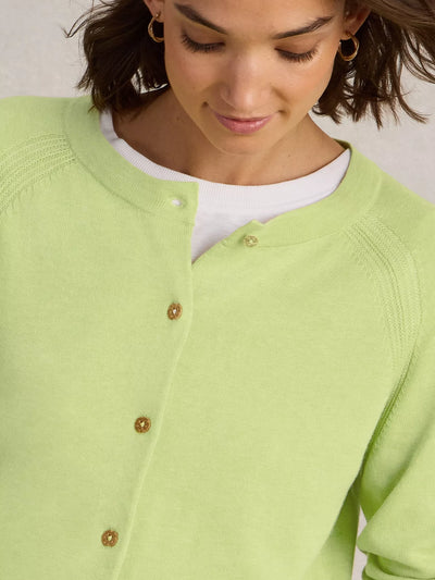 White Stuff Ladies Lulu Cardigan in Bright Yellow