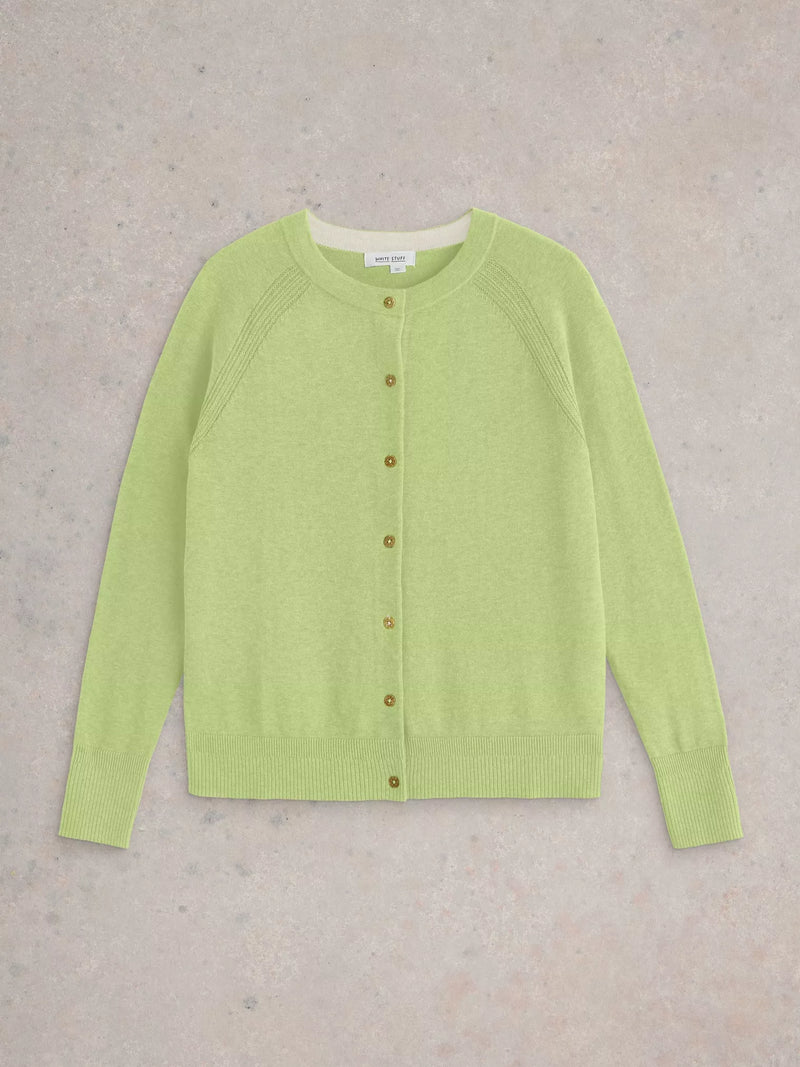 White Stuff Ladies Lulu Cardigan in Bright Yellow