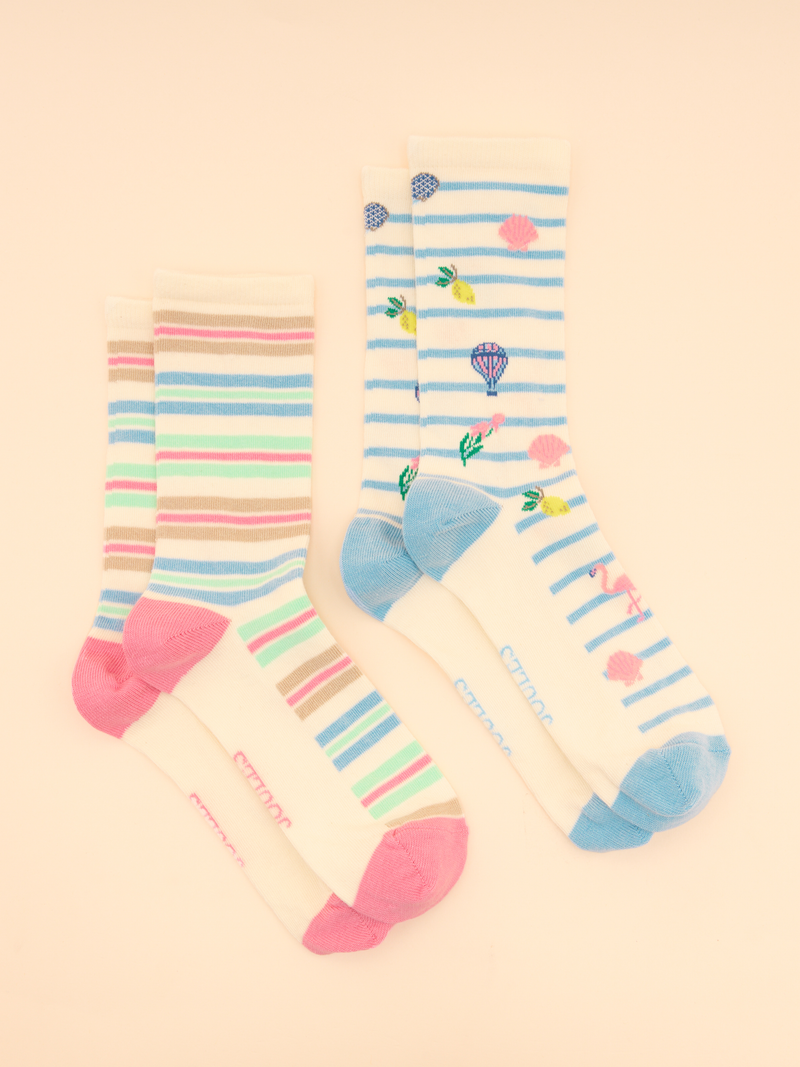 Joules Women’s Everyday Icon 2Pack Socks