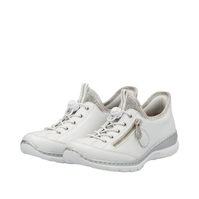 Rieker Women’s White Combination Trainer L32F1-80