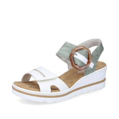 Rieker Women’s 67476-81 Sandals - White Combination