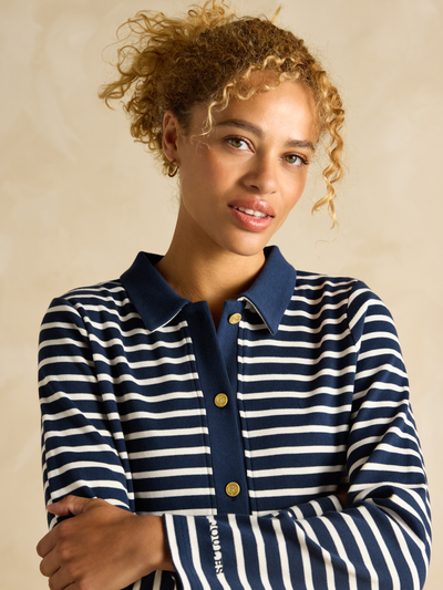 Joules Women’s Harbour Navy Jersey Cardigan