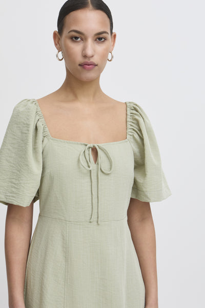 Ichi Women’s IHullani Dress - Tea Green