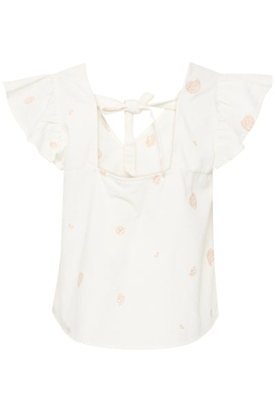 Ichi Women’s Ihantheo Top in Coconut Milk, Antheo