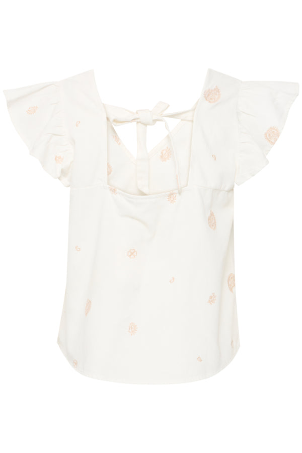 Ichi Women’s Ihantheo Top in Coconut Milk, Antheo
