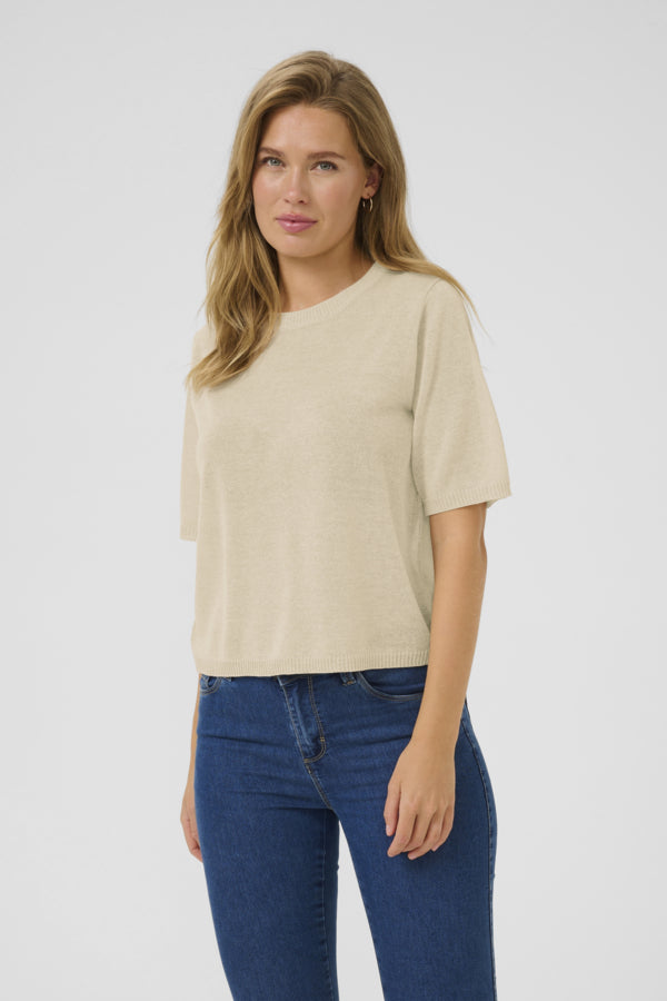 Kaffe Women’s KAlinn Knit in Feather Gray Melange