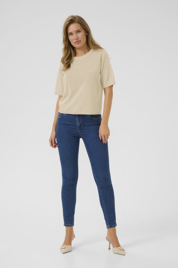 Kaffe Women’s KAlinn Knit in Feather Gray Melange