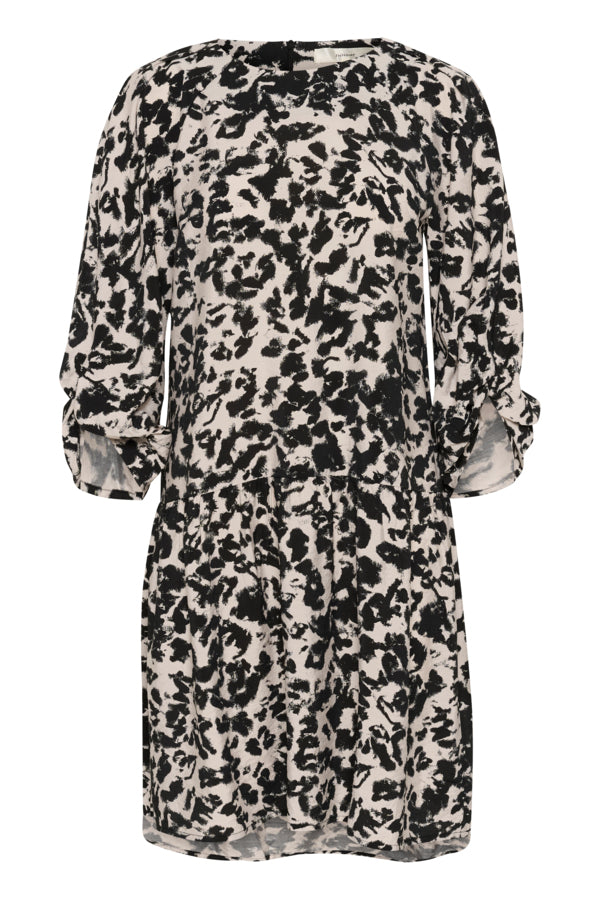 In Wear Women’s FayeIW Short Dress in Artistic Shadow Black, Faye