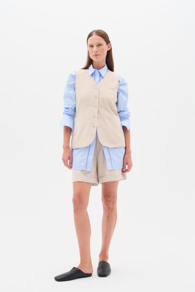 In Wear Women’s Farida Waistcoat in Haze Malange