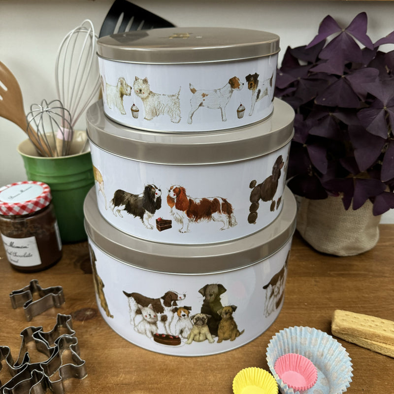 Alex Clark Delightful Dogs Cake Tin Set