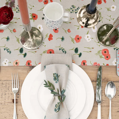 Sophie Allport Poppy Meadow Table Runner