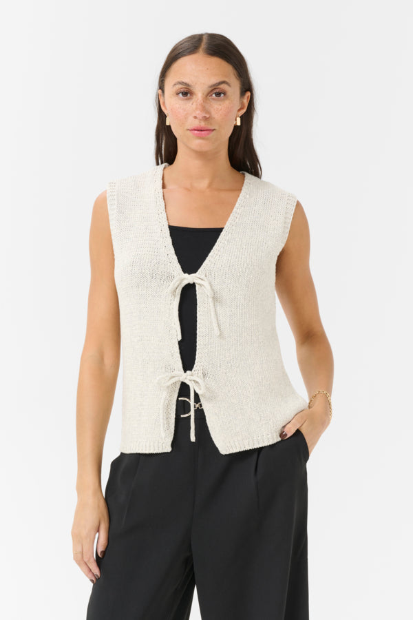 Kaffe Women’s KAgerdi Cardigan - Turtledove Melange