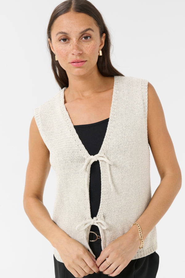 Kaffe Women’s KAgerdi Cardigan - Turtledove Melange