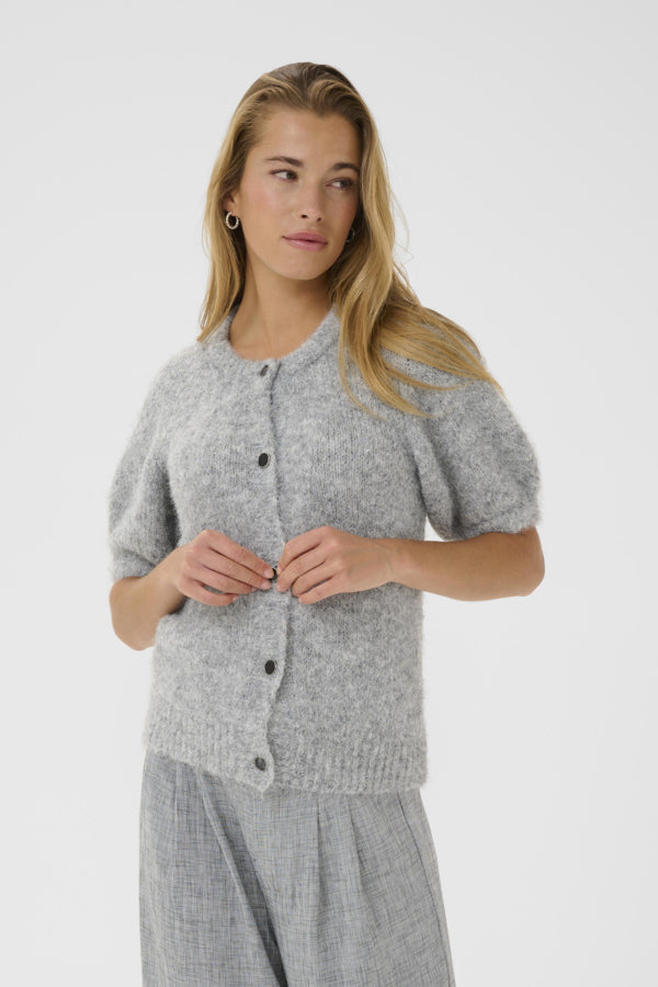 Kaffe Women’s KAemilie Cardigan in Grey Melange