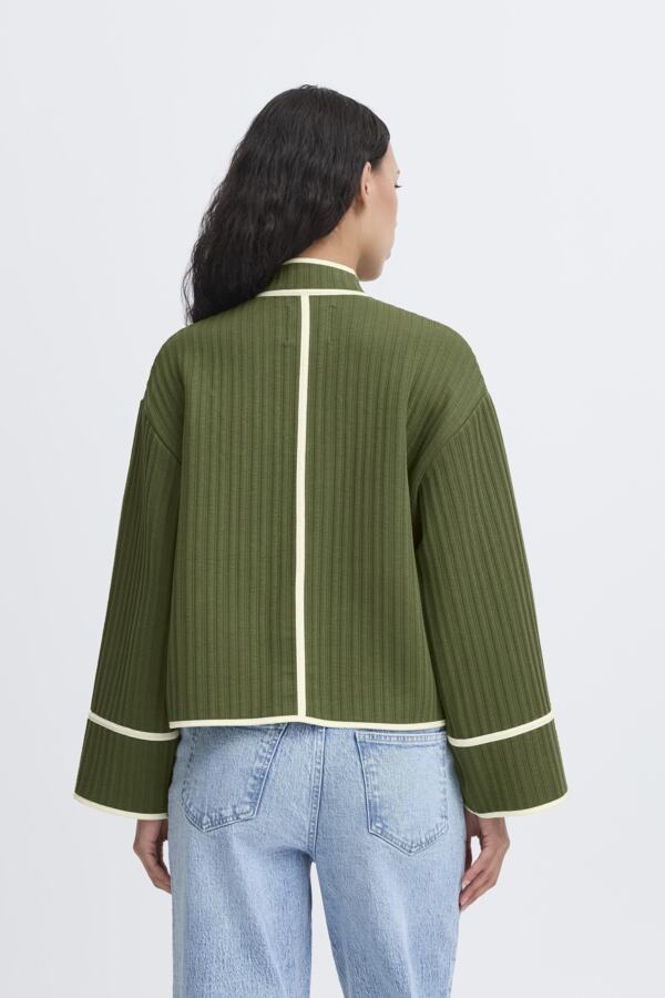 Ichi Women’s IHKate Quilted Jacket in Rifle Green