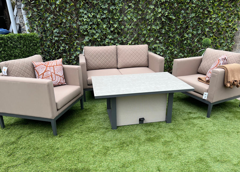 Savannah Lounge Set With Rise and Fall Table