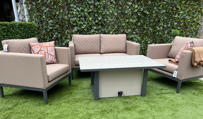 Savannah Lounge Set With Rise and Fall Table