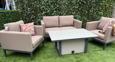 Savannah Lounge Set With Rise and Fall Table