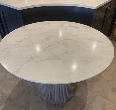 San Marino Marble Top Round Dining Table