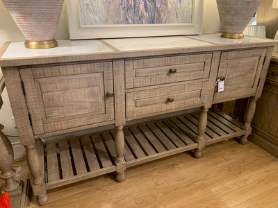 Banff Marble Top Sideboard