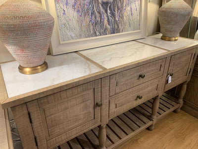 Banff Marble Top Sideboard