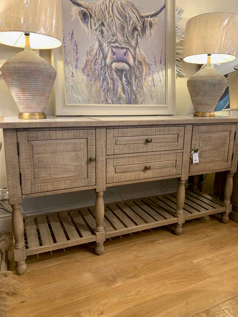 Banff Marble Top Sideboard