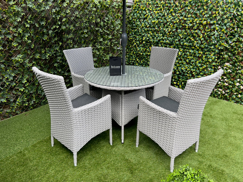 WL Venetian 4 Seater Garden Dining Set