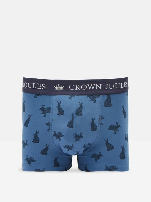 Crown Joules Navy Cotton Boxer Briefs 2 Pack