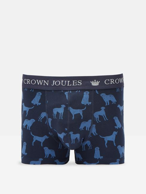 Crown Joules Navy Cotton Boxer Briefs 2 Pack