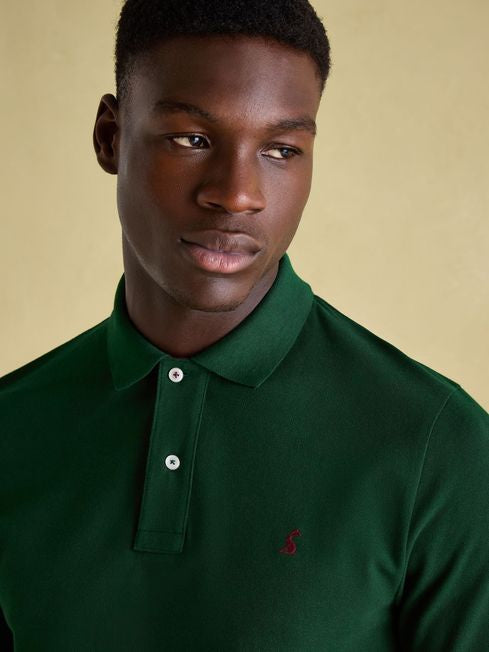 Joules Woody Green Regular Fit Cotton Pique Polo Shirt