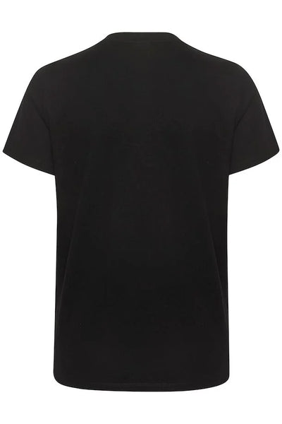 Kaffe KAsandra T-Shirt in black deep