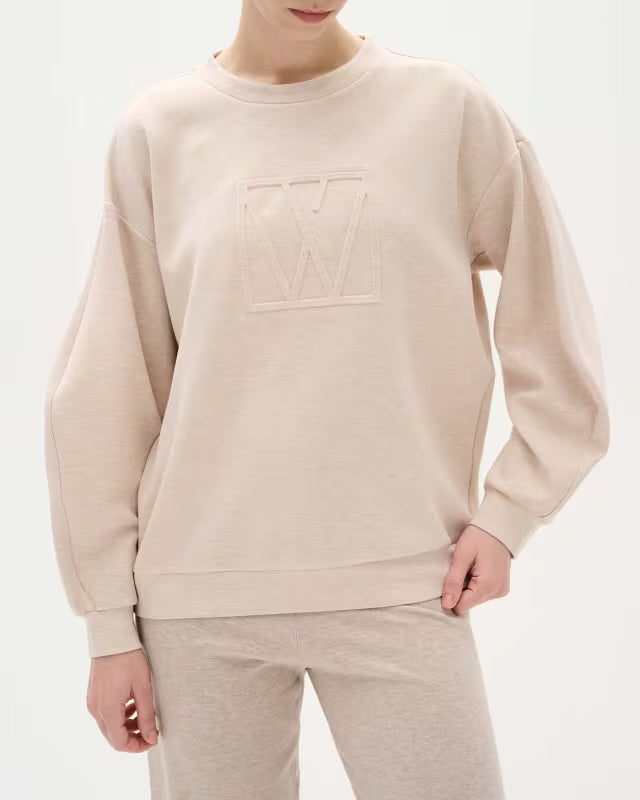 In Wear Laicent Logo Sweatshirt, Vanilla Melange